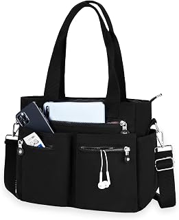 Tote Bag for Women Canvas Handbags for Woman Crossbody Bags with Multiple Pockets