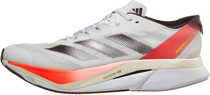 adidas Womens Adizero Boston 12 Running Sneakers Shoes - White