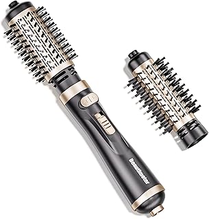 Beautimeter Hair Dryer Brush 3-in-1 Hair Styler, Rotating Blow Dryer Brush with 2-Inch and 1.5-Inch Brushes